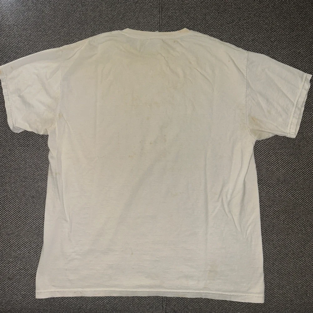 Rare 2002 Simpsons Distressed White T-Shirt with Cartoon Family Print - Picture 6 of 6